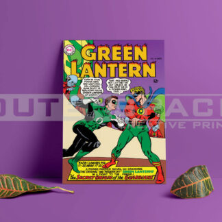 Εκτύπωση σε καμβά αφίσα Green Lantern