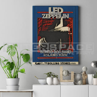 Εκτύπωση σε καμβά αφίσα Led Zeppelin 1969