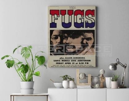 Εκτύπωση σε καμβά αφίσα The Fugs 1967